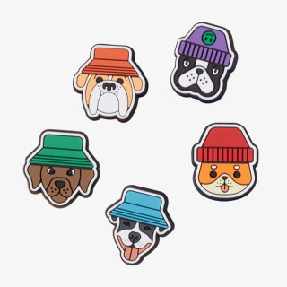 Crocs Dogs in Hats 5 Pack 