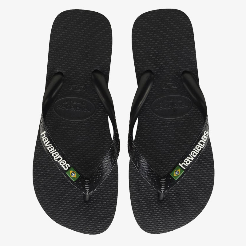 HAVAIANAS HAV. BRASIL LOGO BLACK/BLACK I25 