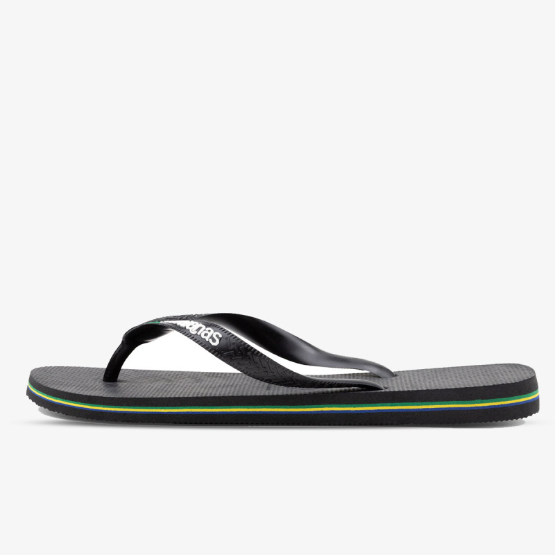 HAVAIANAS HAV. BRASIL LOGO BLACK/BLACK I25 