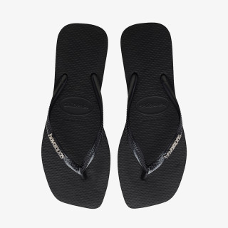 HAVAIANAS SLIM SQUARE LOGO METALLIC 