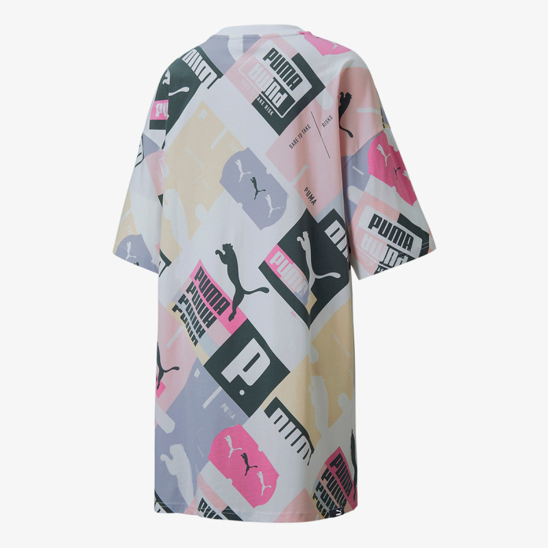 Puma PUMA Brand Love AOP Tee Dress 