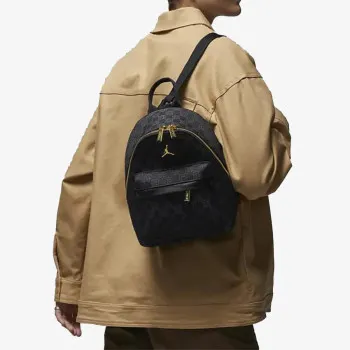 HADDAD JAN MONOGRAM MINI BACKPACK 