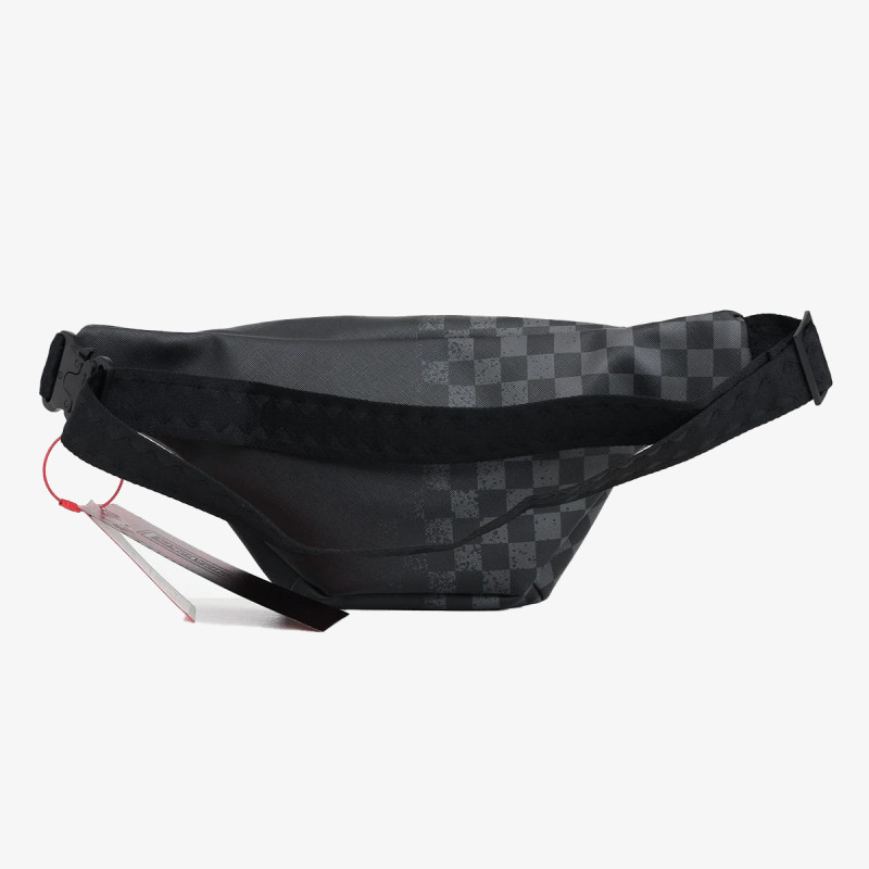 SPRAYGROUND HALF SPRITZ BLACK/GREY CHECK SAVVY CROSS 