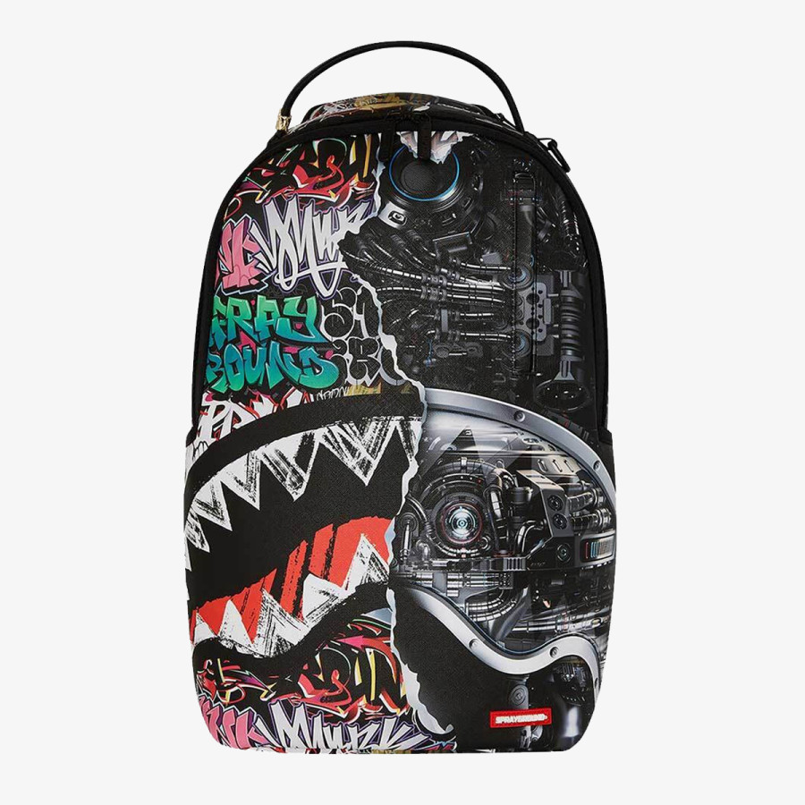 SPRAYGROUND SPLIT CYBERSHARK DLXSV BACKPACK 