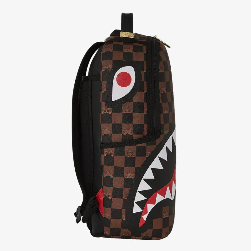 SPRAYGROUND PEEKING CHARACTER CHECK BACKPACK 