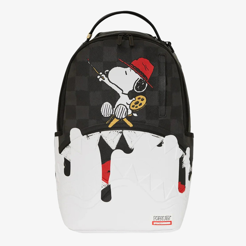 SPRAYGROUND SNOOPY PAINTING SHARK DLXSV BACKPACK 