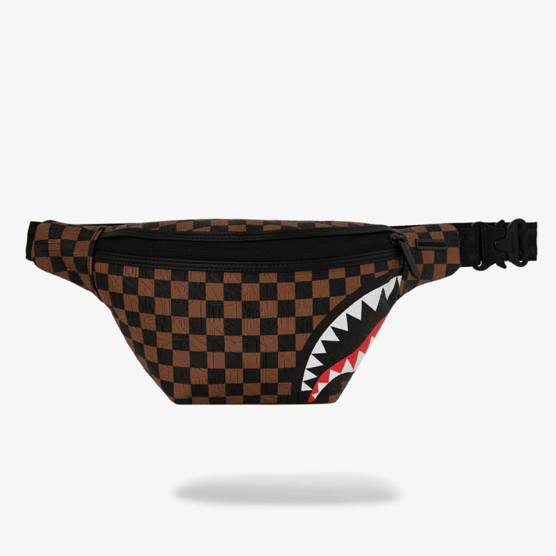 SPRAYGROUND CHECK 2 EMBOSS SAVVY CROSSBODY 