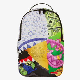 SPRAYGROUND MEAN MONEY COLLAGE BACKPACK 
