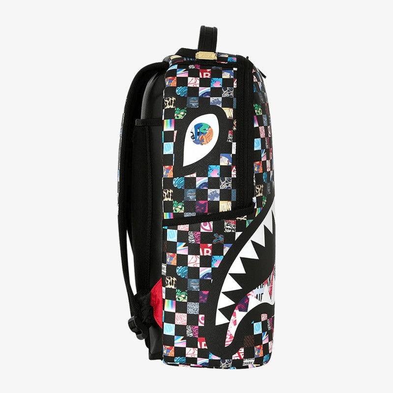 SPRAYGROUND CRAZY CHECK BACKPACK 