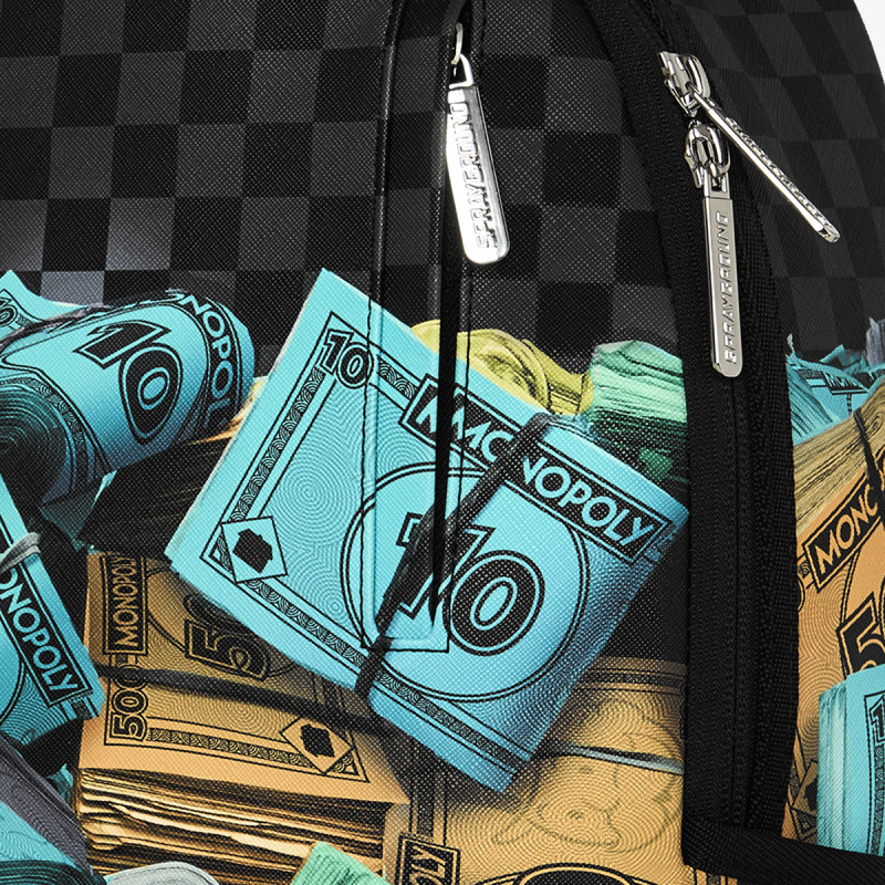 SPRAYGROUND MONOPOLY MONEY STACKS BACKPACK 
