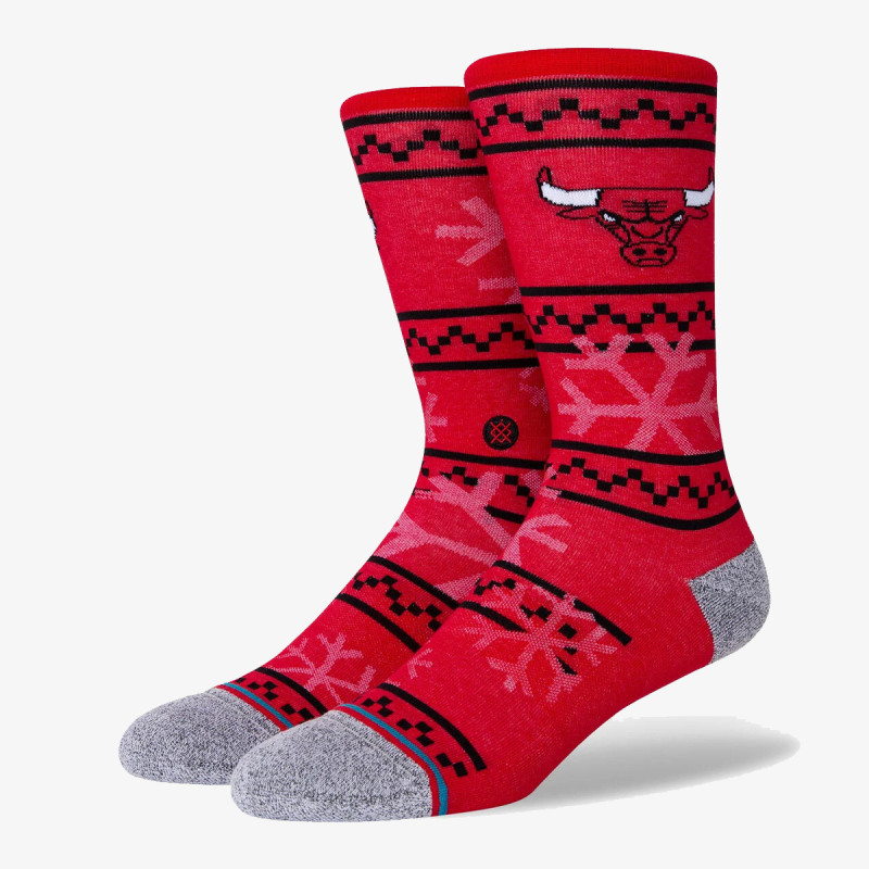 Stance BULLS FROSTED 2 RED L CREW LIGHT 