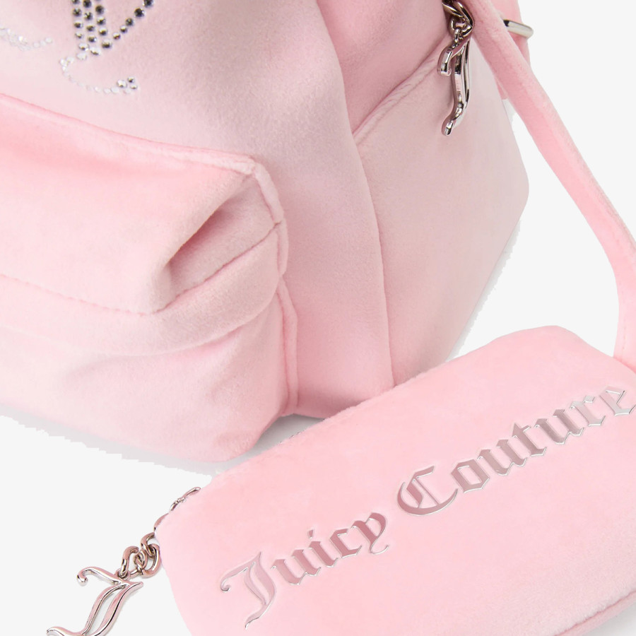 Juicy Couture Kimberly Backpack Polyester Juicy Pink 