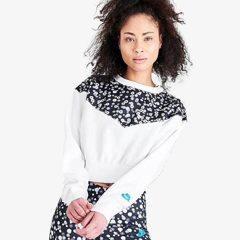 Nike W NSW HRTG CREW FLC FLORAL 