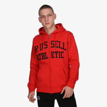 RUSSELL ATHLETIC ICONIC-ZIP THROUGH HOODY 