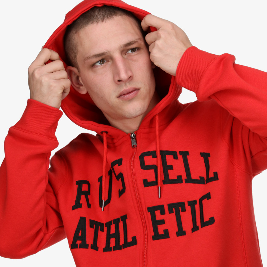 RUSSELL ATHLETIC ICONIC-ZIP THROUGH HOODY 