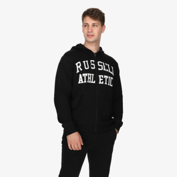 RUSSELL ATHLETIC ICONIC ZIP THROUGH HOODY SWEAT 