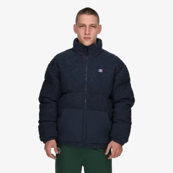 RUSSELL ATHLETIC WOODY-PADDED SHERPA JACKET 