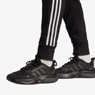 adidas Kalhoty Essentials French Terry Tapered Cuff 3-Stripes 
