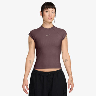Nike W NSW CHILL KNIT RIB SS TOP 
