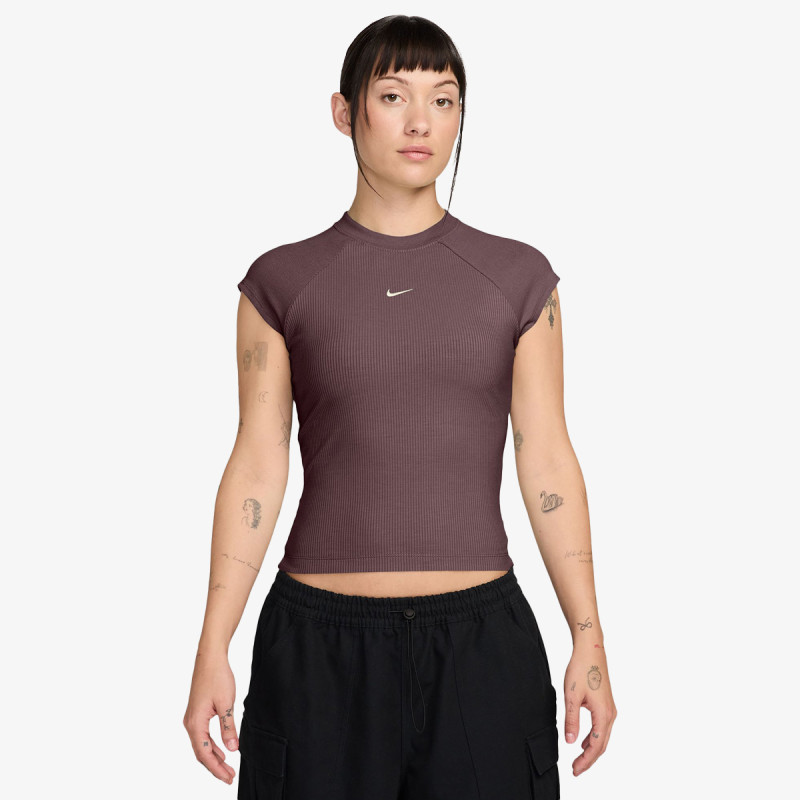 Nike W NSW CHILL KNIT RIB SS TOP 