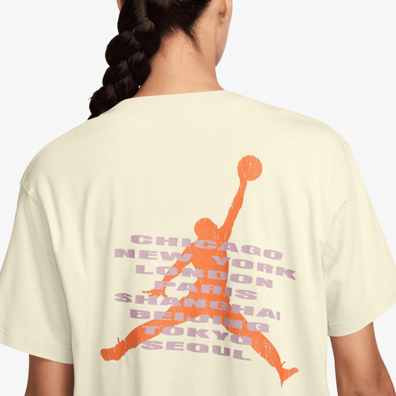 Nike W J BRK SS GF GFX TEE WT 