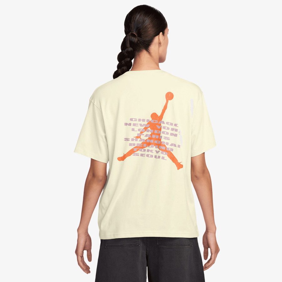 Nike W J BRK SS GF GFX TEE WT 