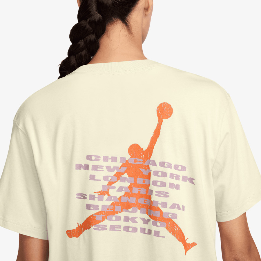 Nike W J BRK SS GF GFX TEE WT 