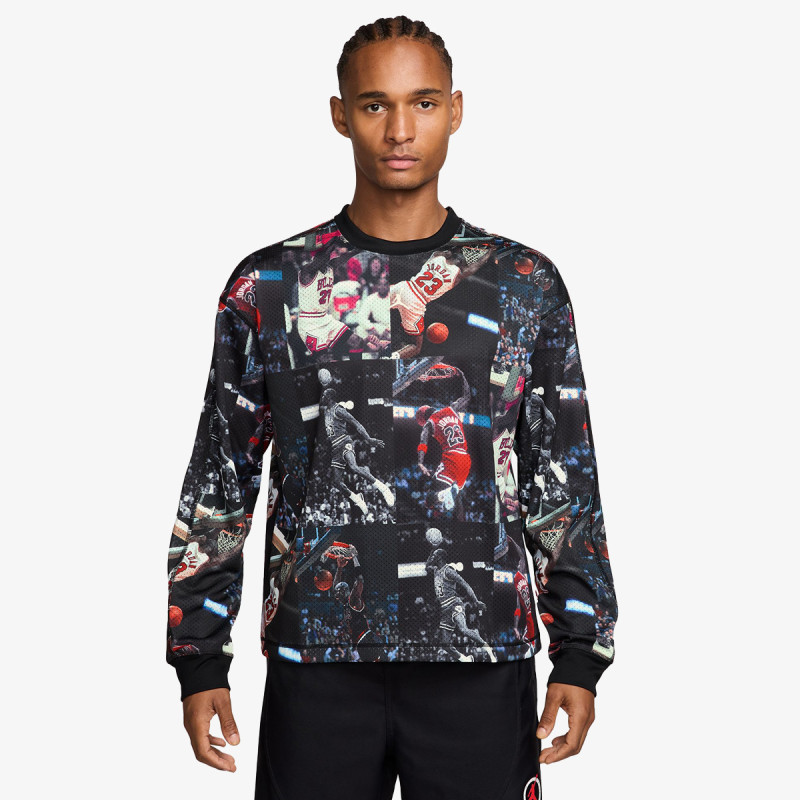 Nike M J FLT AOP LS JRSY 