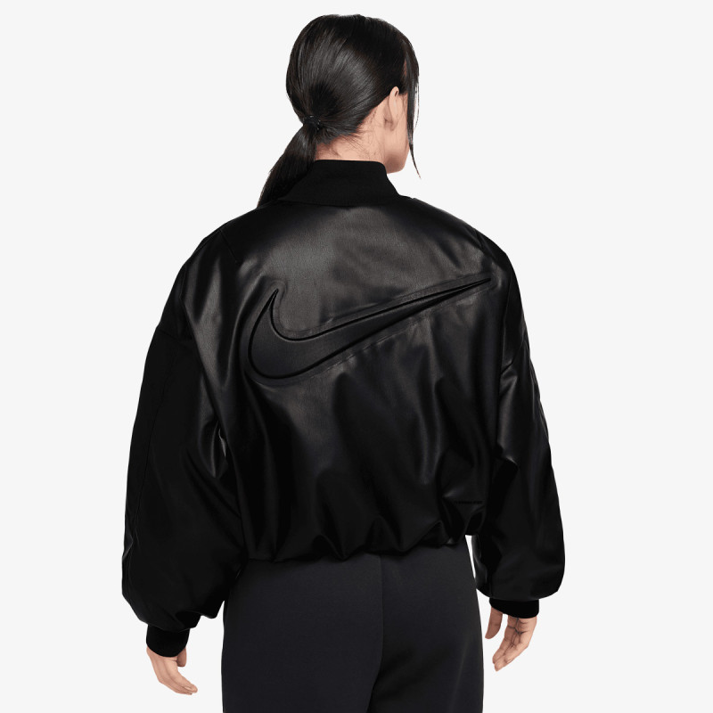 Nike W NK TF PLEATHER BOMBER JKT 