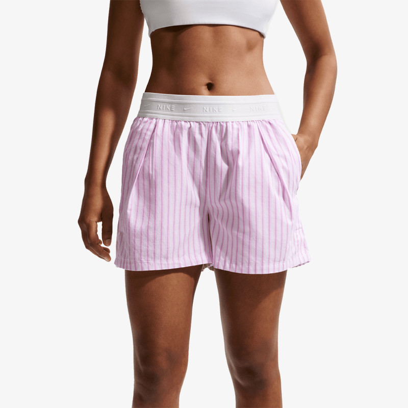Nike W NSW OFFLN WVN PPLN STRP SHRT 