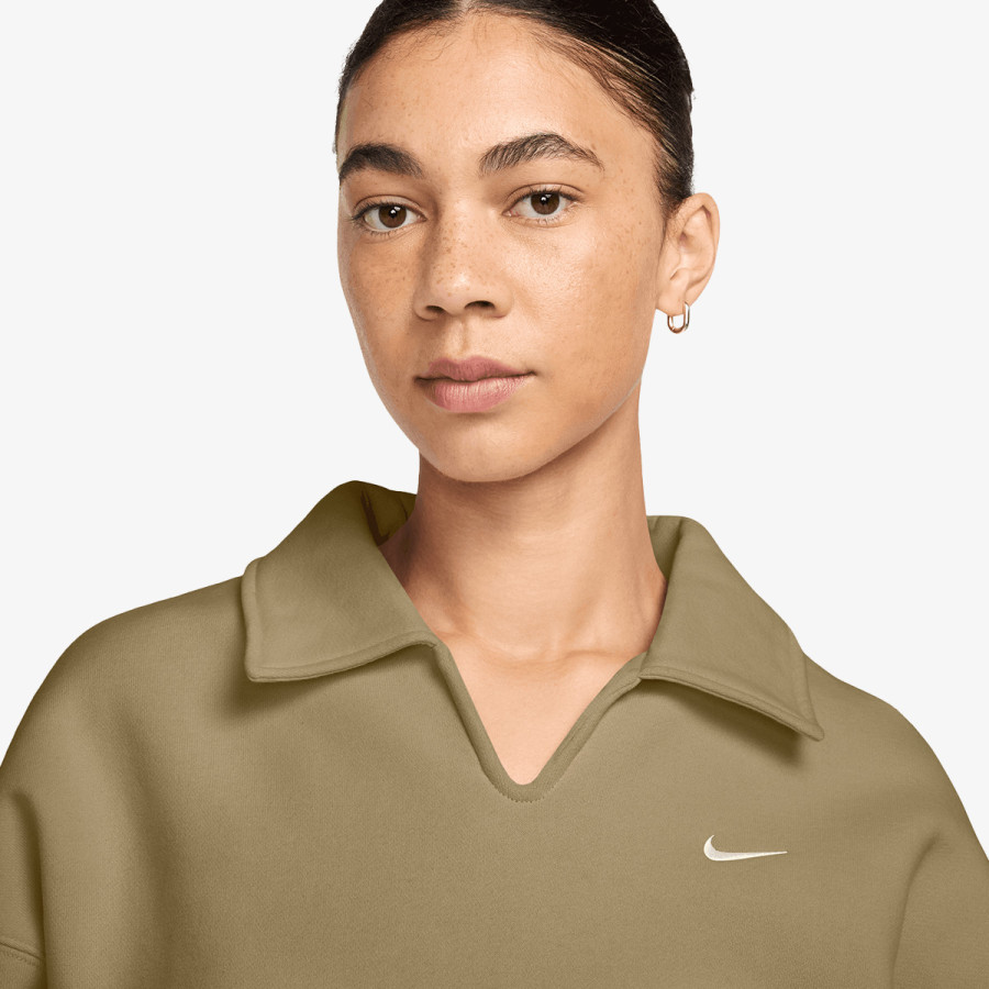 Nike W NK STDO FLC MW OS CRP POLO 