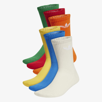 adidas Ponožky Trefoil Cushion Crew –⁠ 6 párů 