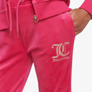 Juicy Couture ZIP THRU HOODIE AND BOOTCUT JOG SET 