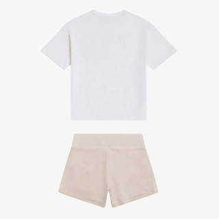 Juicy Couture Oversize Tee & Velour Short Set 