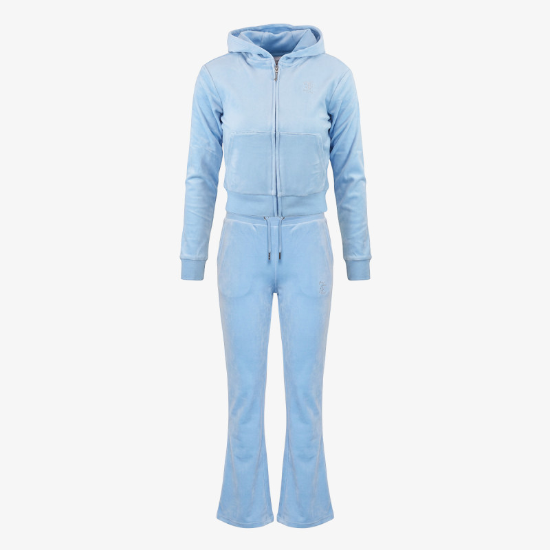 Juicy Couture DIAMANTE VELOUR ZIP THROUGH & BOOTCUT JO 