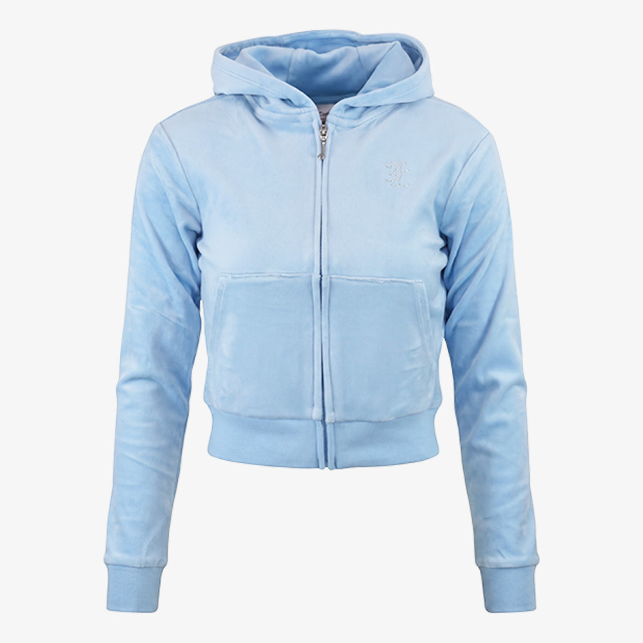 Juicy Couture DIAMANTE VELOUR ZIP THROUGH & BOOTCUT JO 