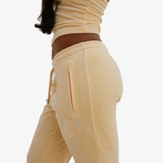 Juicy Couture VELOUR TRACK PANT WITH DIAMANTE BRANDIN 