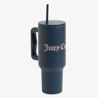 Juicy Couture Steel Tumbler With Straw 