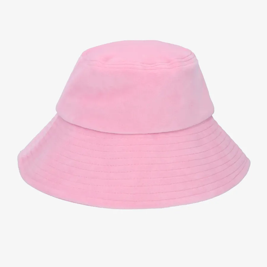 JUICY COUTURE VELOUR LONG BRIM BUCKET HAT 