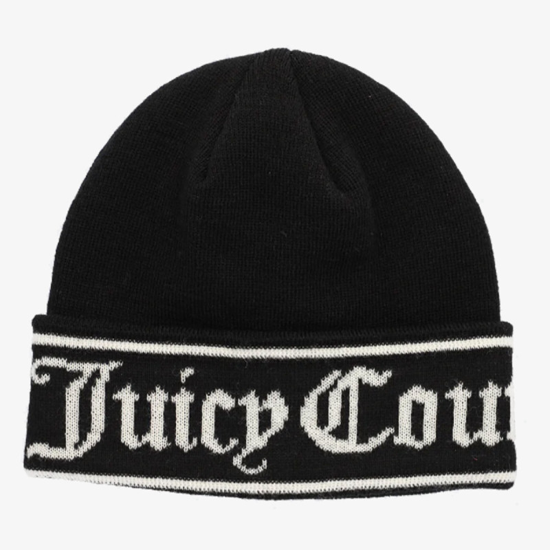 Juicy Couture INGRID FLAT KNIT BEANIE 