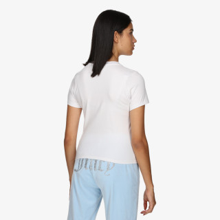 Juicy Couture FITTED T-SHIRT WITH RODEO JUICY DIAMANTE 