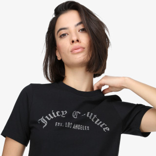 JUICY COUTURE ARCHED DIAMANTE NOAH T-SHIRT 