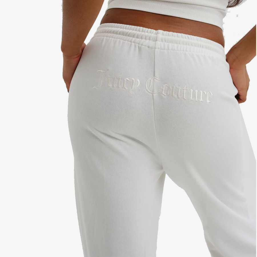 JUICY COUTURE COSY FLEECE LOOSE FITTED WIDE LEG PANT 