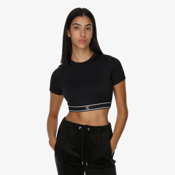 Juicy Couture RAYON RIB SHORT SLEEVE TOP 