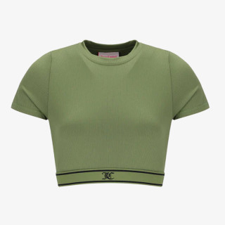 Juicy Couture RAYON RIB SHORT SLEEVE TOP 