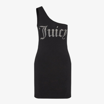 Juicy Couture ASYMMETRIC FITTED DRESS WITH DIAMANTE 