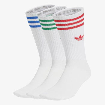 adidas Ponožky Solid Crew – 3 páry 