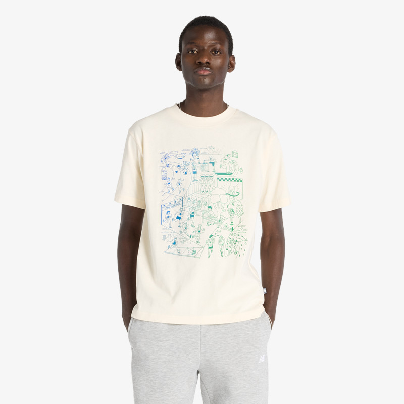 New Balance Athletics Run Mural T-Shirt 