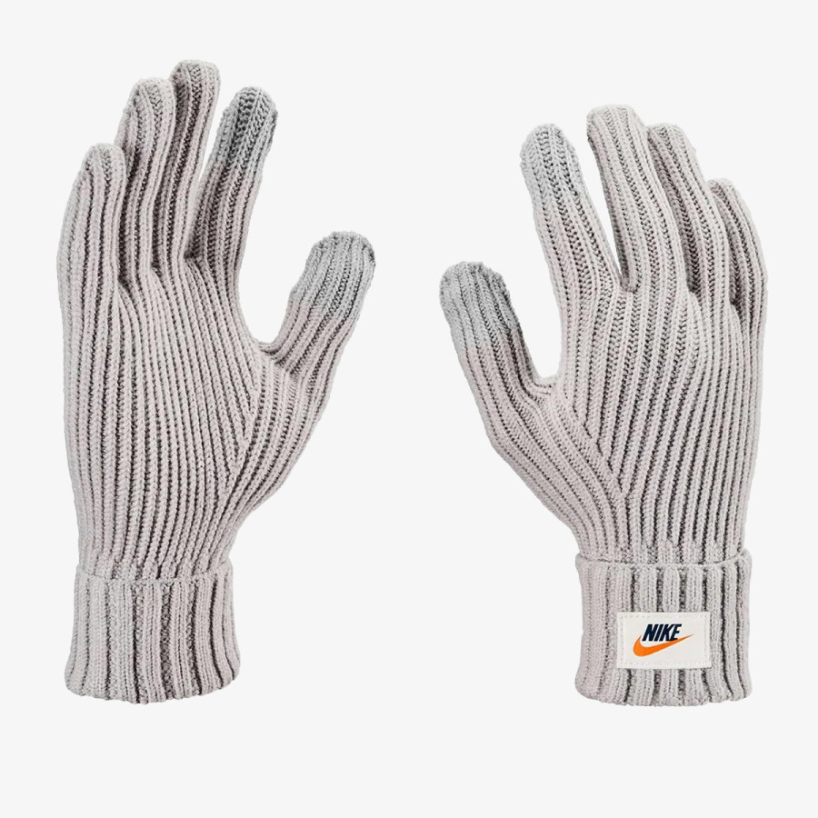 JR NIKE NIKE U CITY KNIT GLOVE COLLEGE GREY/SAIL 