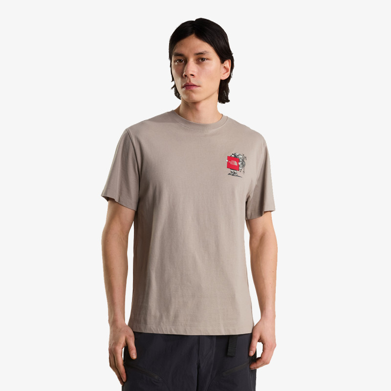 The North Face U GEAR UP GET OUT RLX SS TEE-GRAPHIC 